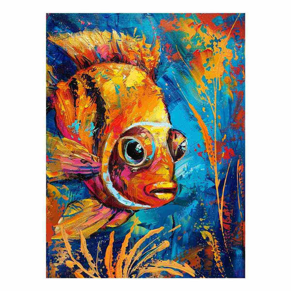Golden Fish Painting