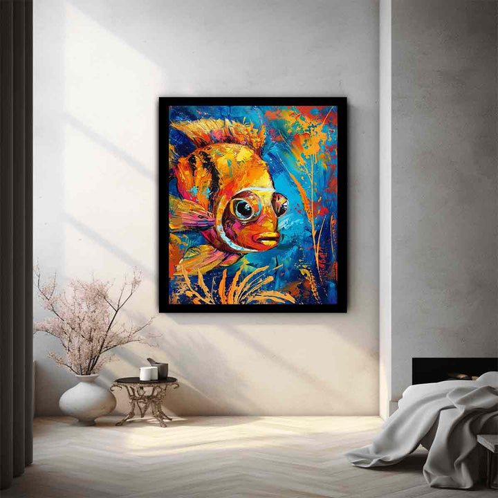 Golden Fish Painting