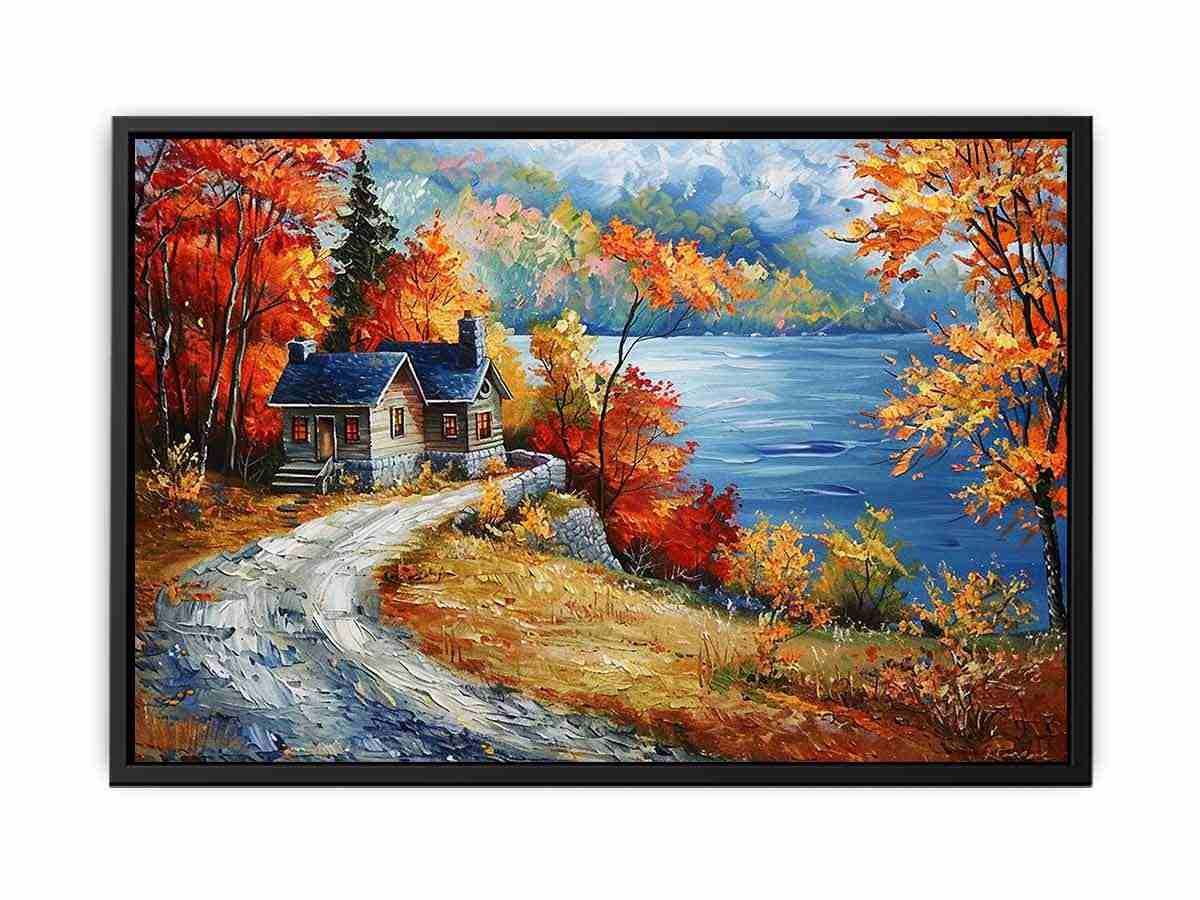 Autumn Road  Canvas Print