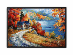 Autumn Road  Canvas Print