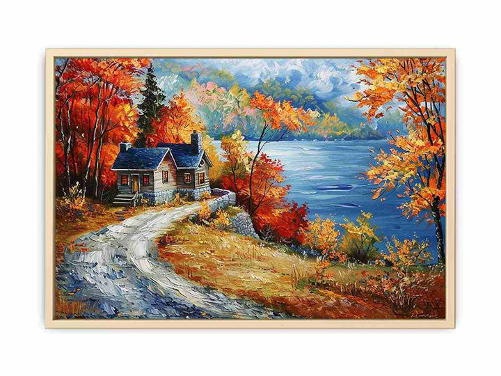 Autumn Road  Art Print