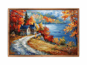 Autumn Road Poster