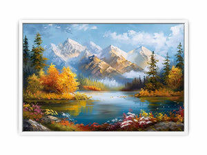 Forest Lake Framed Print