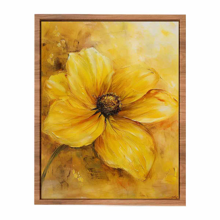 Yellow Flower Painting Poster