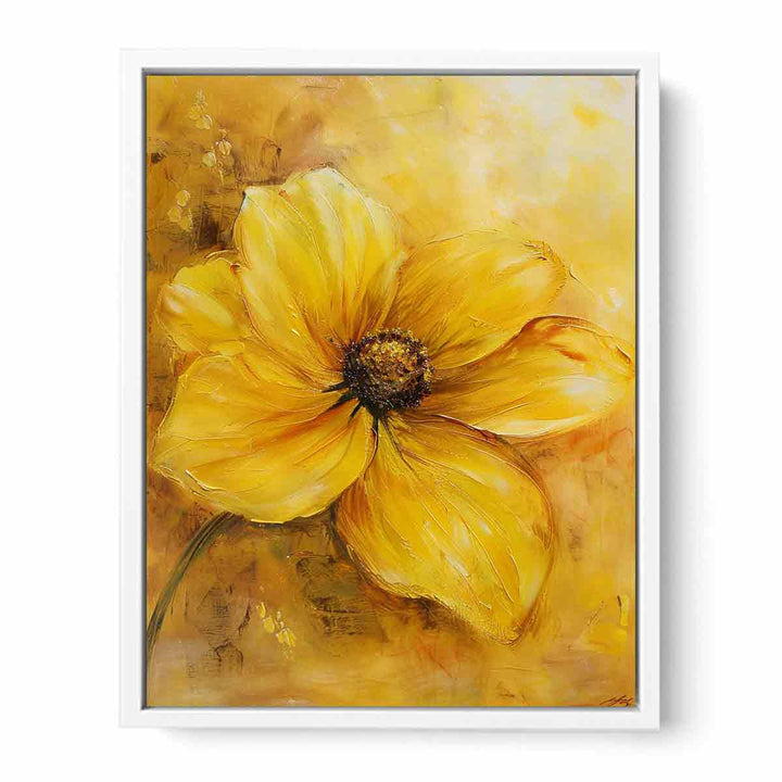 Yellow Flower Painting Framed Print