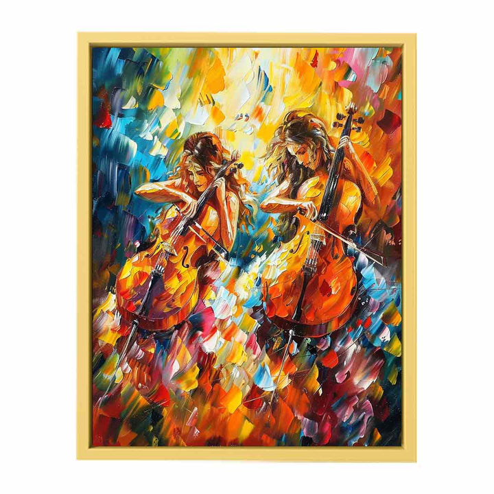 Music ViolIn Painting  Streched canvas
