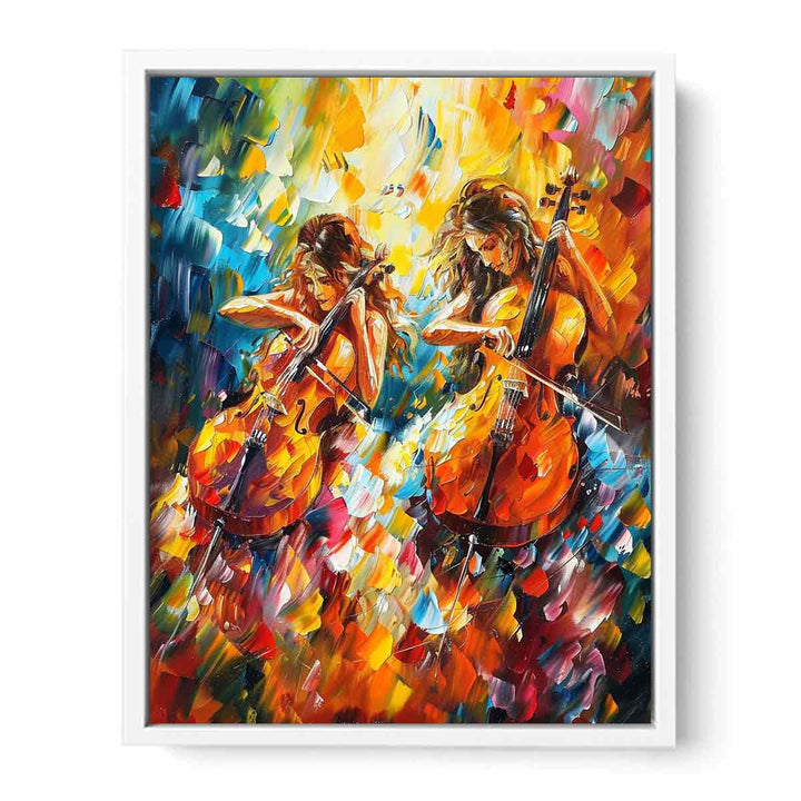 Music ViolIn Painting Framed Print