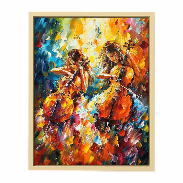 Music ViolIn Painting  Art Print