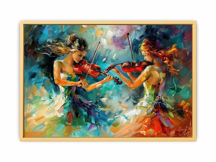 Muisc In Sync  Streched canvas