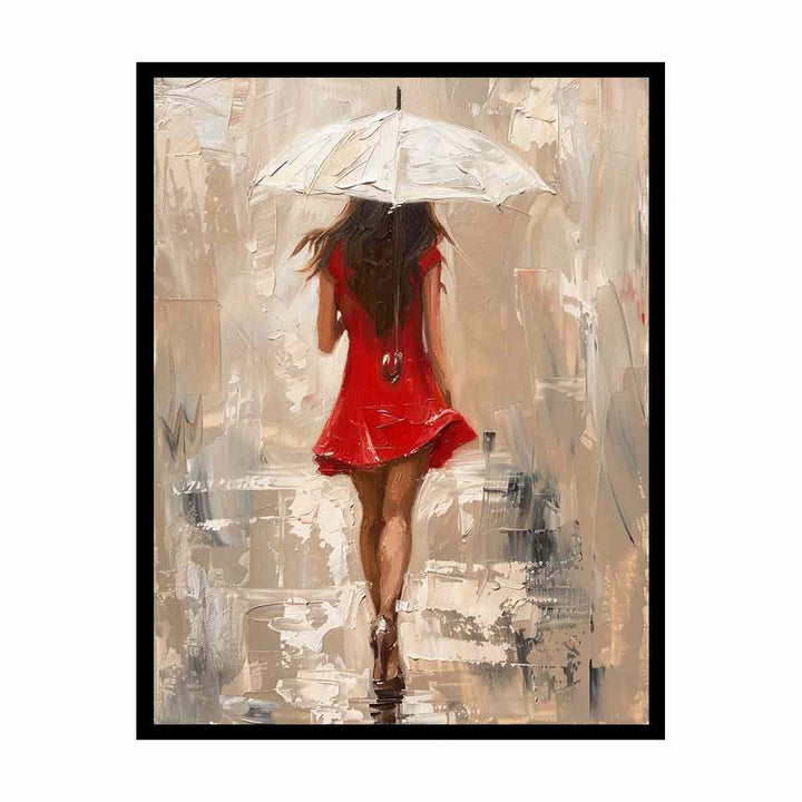Walking Painting  Canvas Print