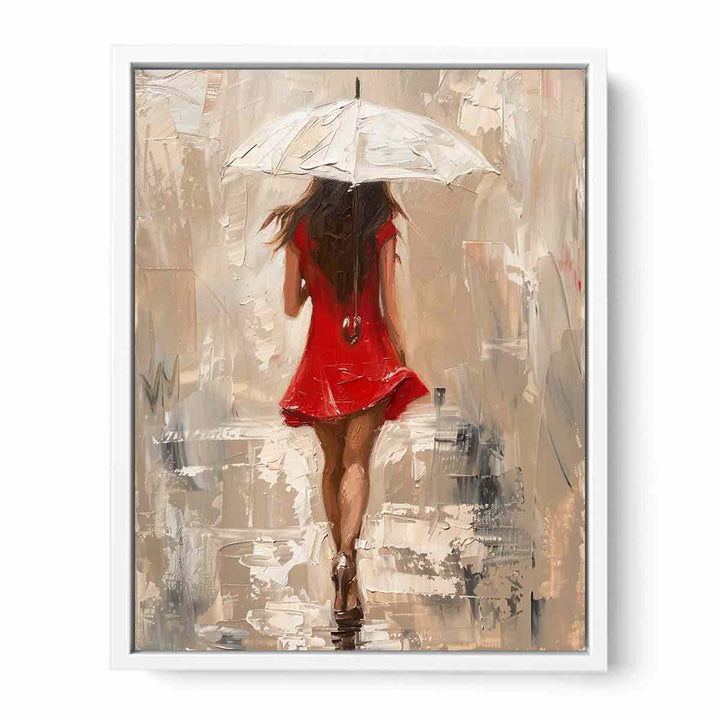 Walking Painting Framed Print