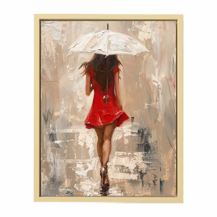 Walking Painting  Art Print