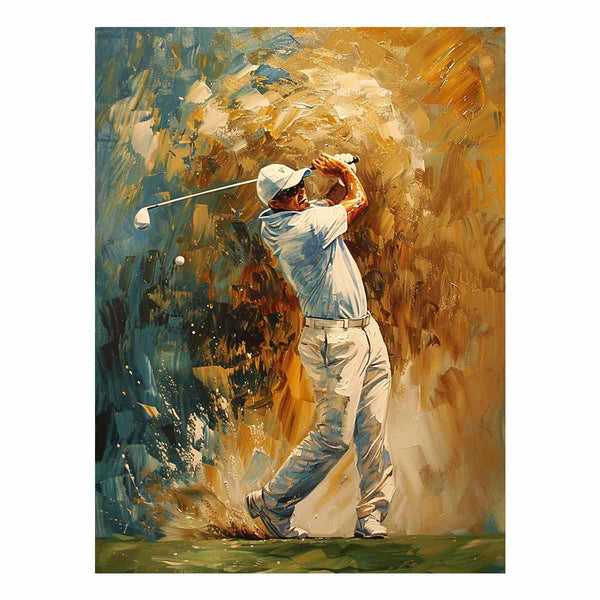 Golf Shot Painting 