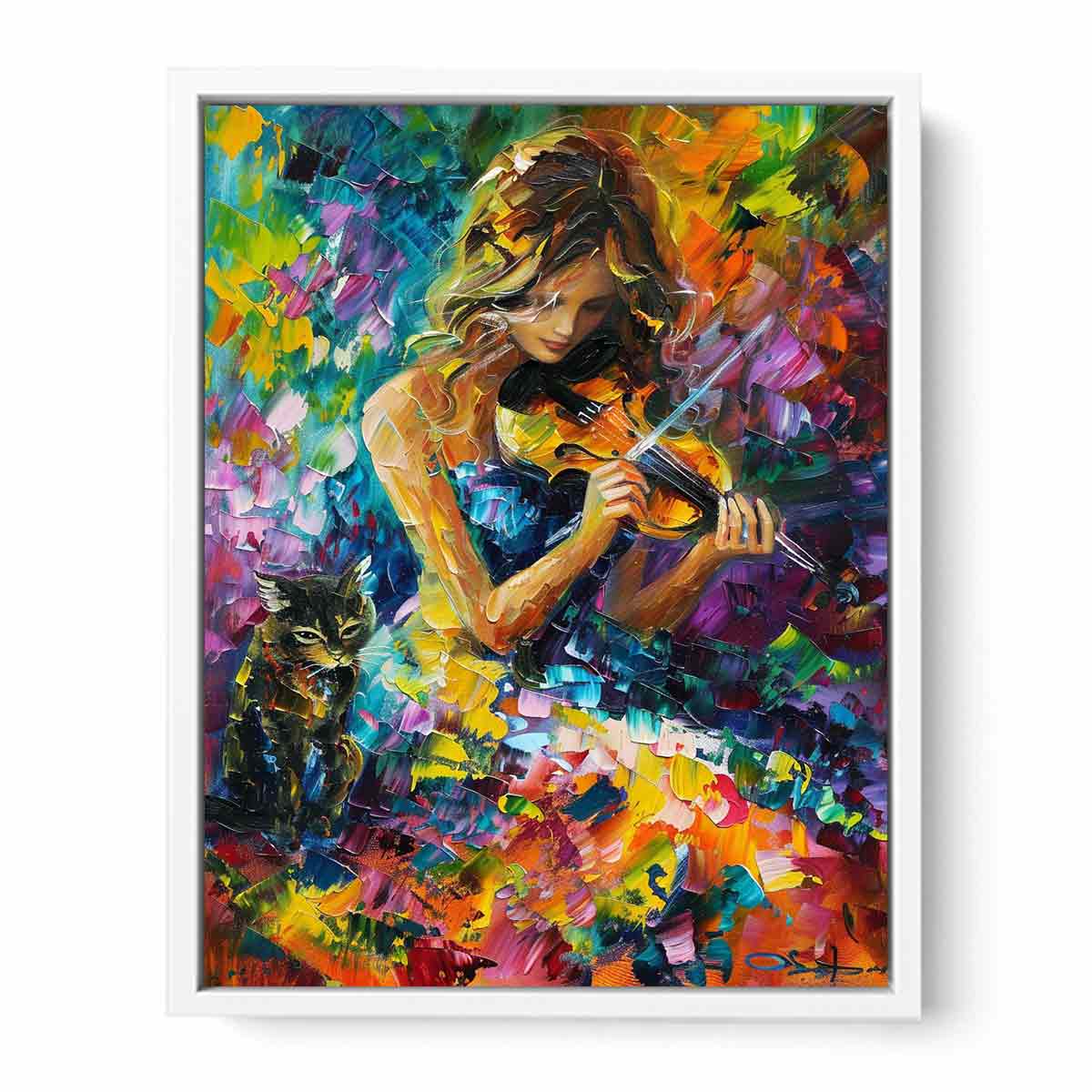 Strings of Serenity Framed Print