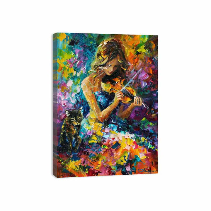 Strings of Serenity Painting