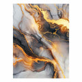 Black Gold Marble Art