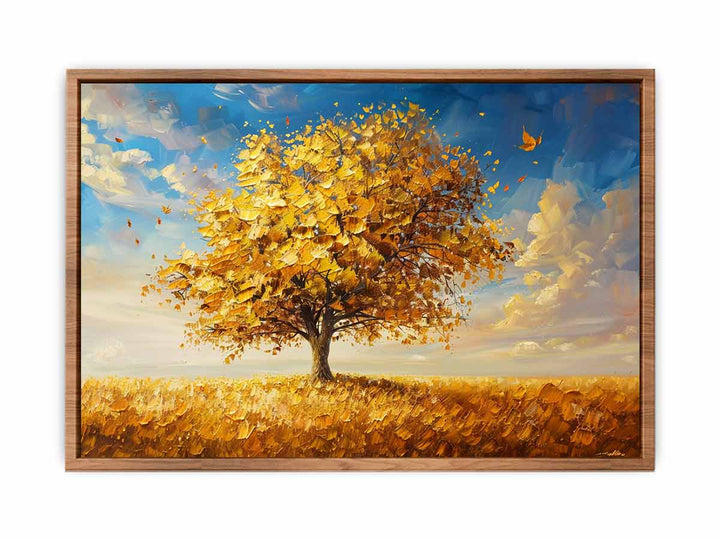 Gold Tree Painting  Poster