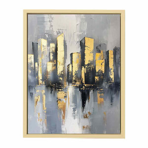 Cityscape Buildings Art  Art Print