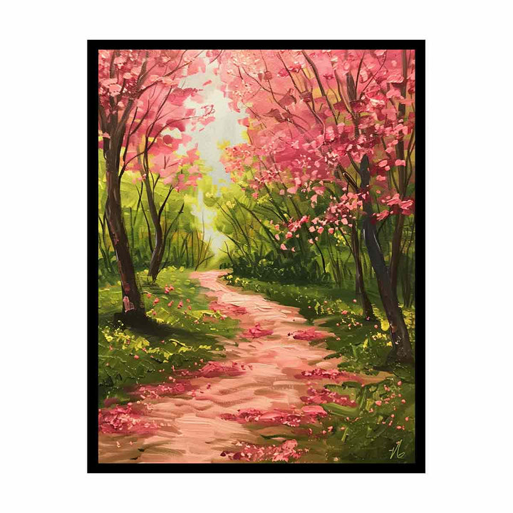Spring Pathway  Canvas Print