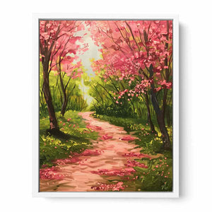 Spring Pathway Framed Print