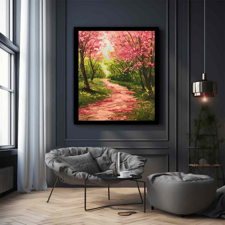 Spring Pathway Painting
