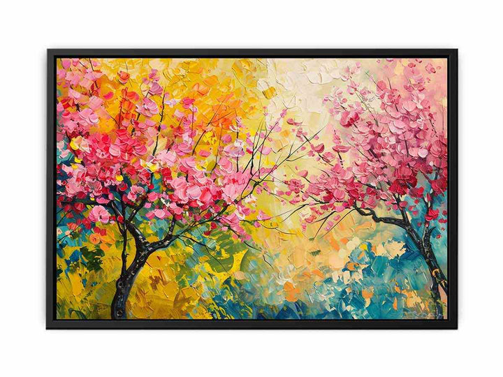 Canvas Spring Tree Spring Trees Painting