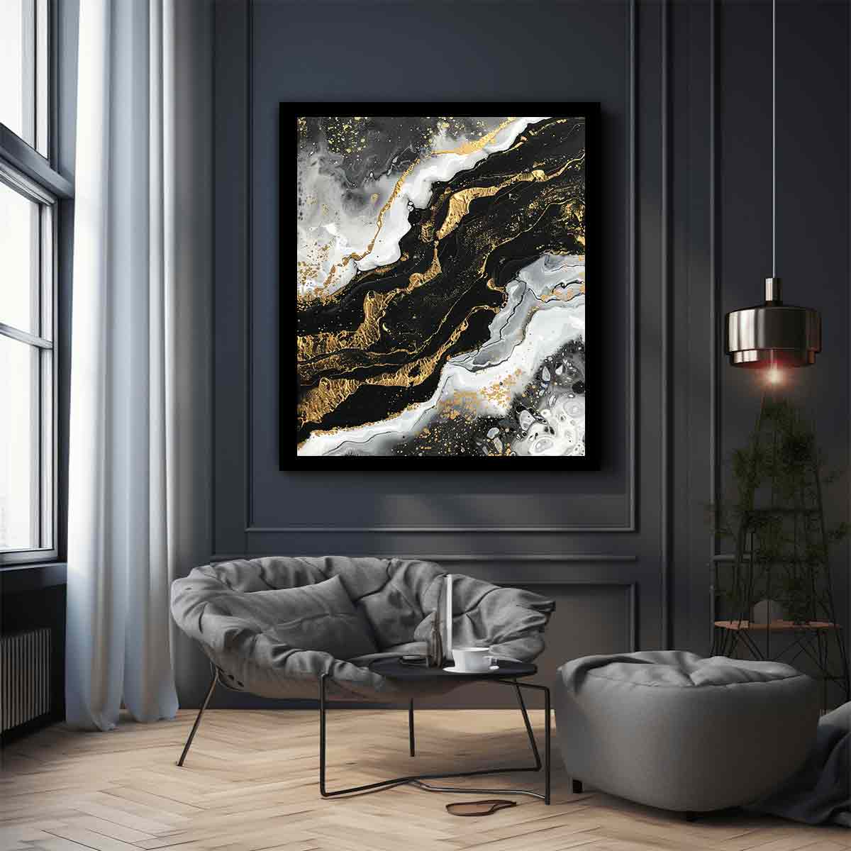 Black Gold Art  Painting