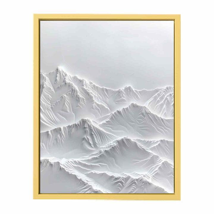 Snow Mountian Painting  Streched canvas