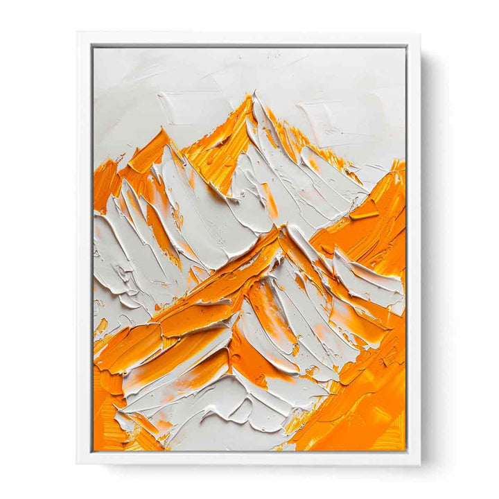 White  Mountian Framed Print