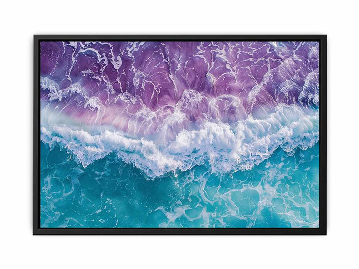 Teal Ocean  Canvas Print