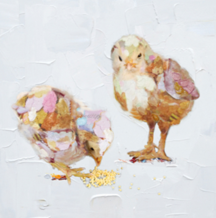 Chicken Original Art Painting