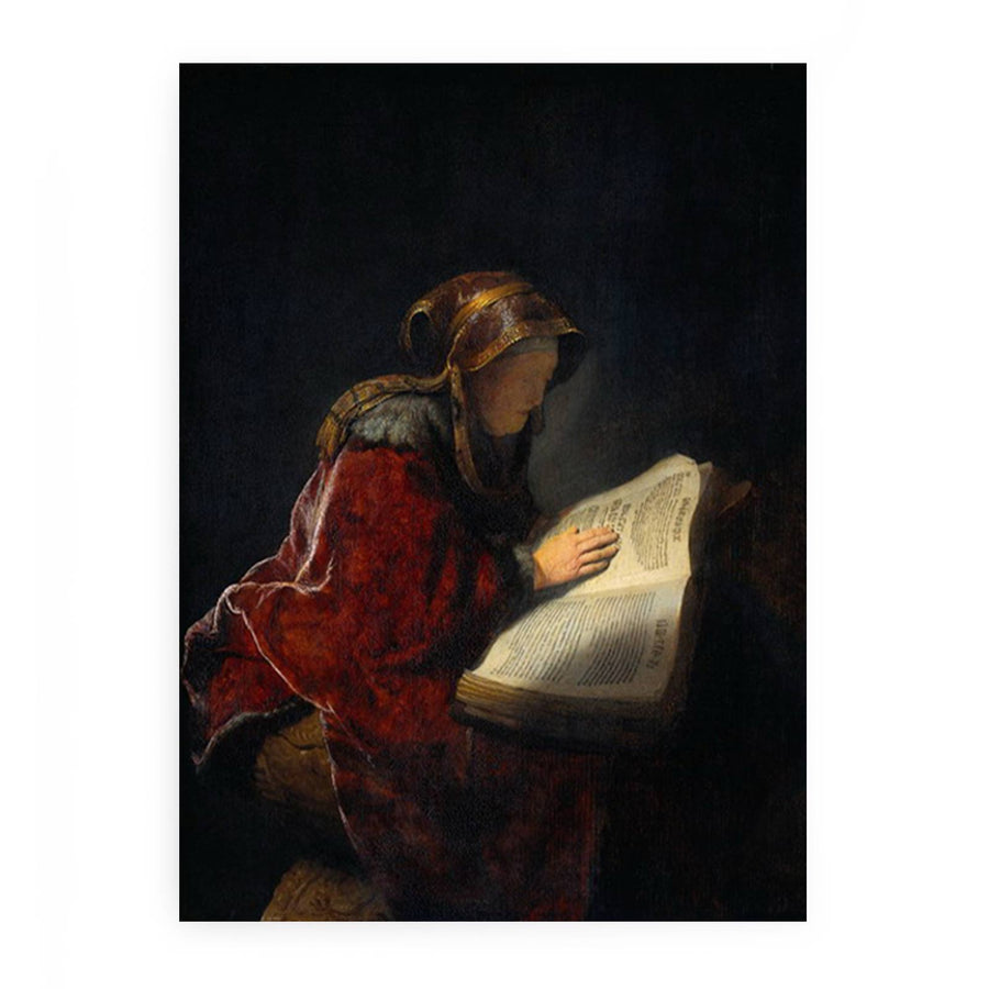 The Prophetess Anna (known as 'Rembrandt's Mother')