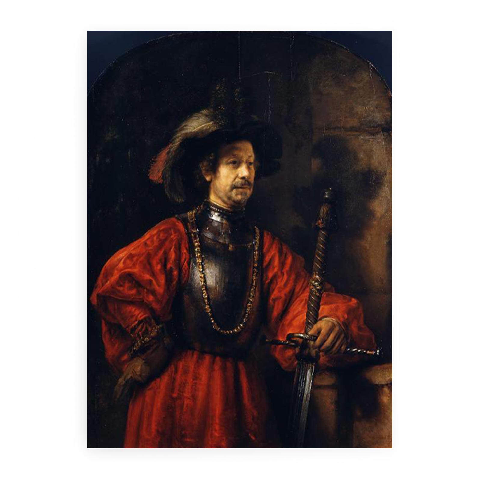 Portrait of a Man in Military Dress
