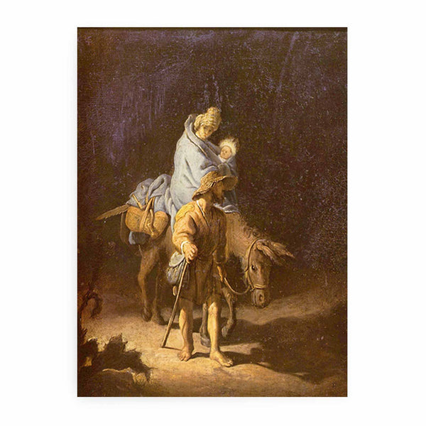 The flight into Egypt
