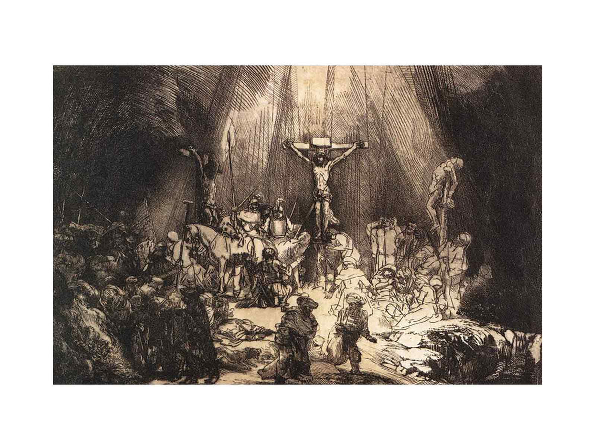 The Three Crosses (second state) 1653