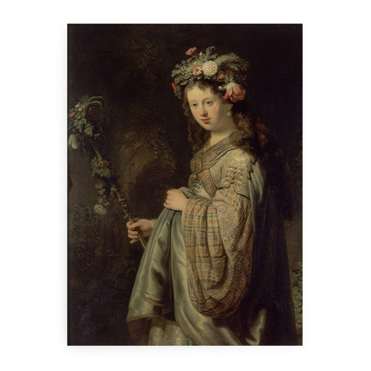 Saskia as Flora 1634