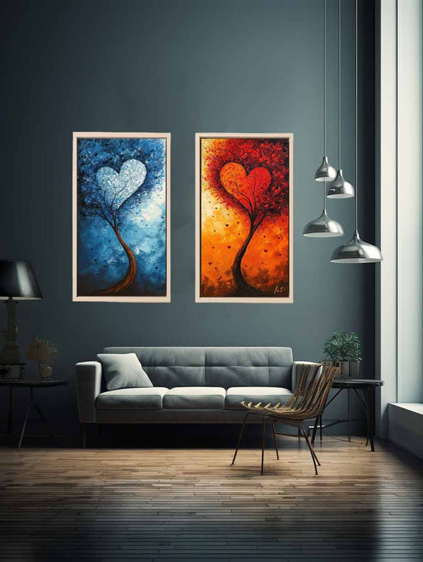 Twisting Love Trees Art Set