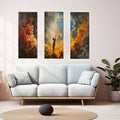 3 Panel Violin Painting