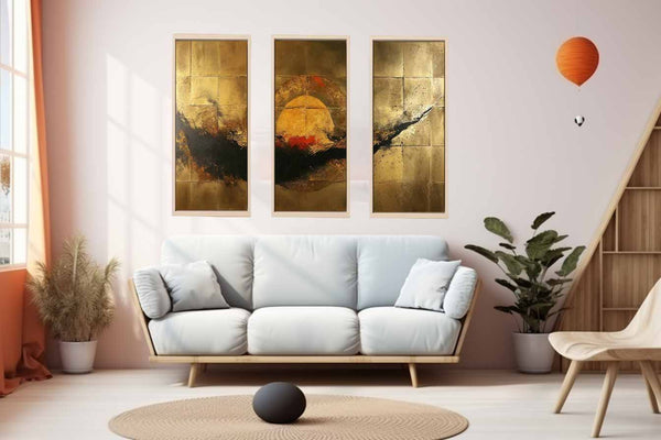 3 Panel Group Art  Painting