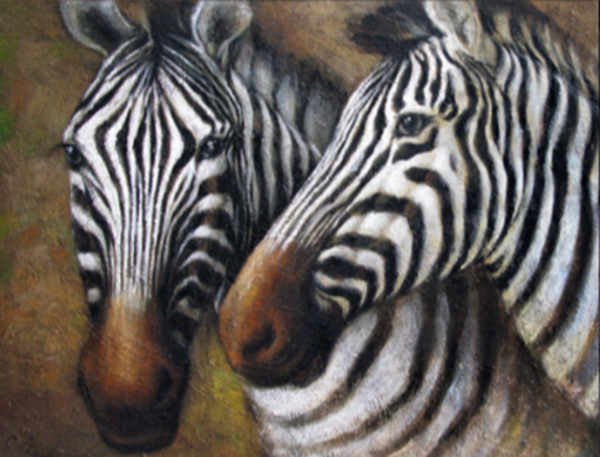 Zebra Fine art Painting