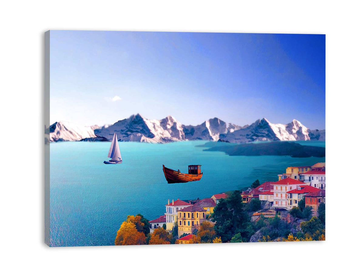 Santorini Painting  3