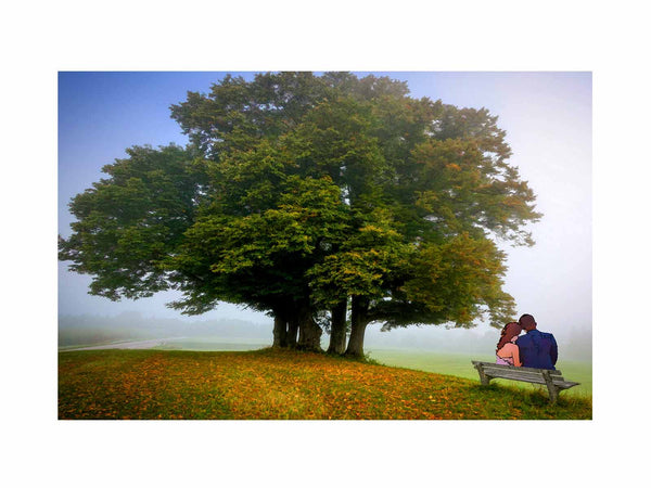 Love Under Tree Painitng 