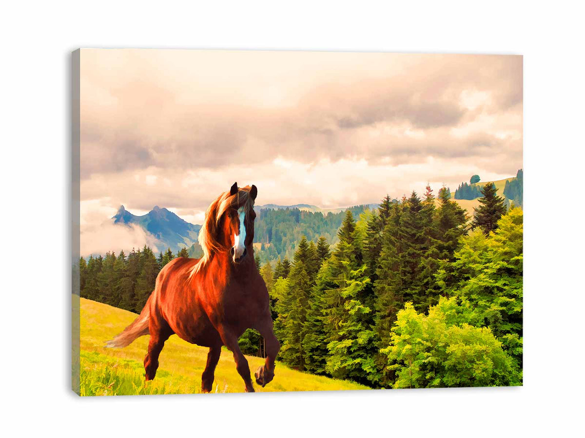 Running Horse Painting