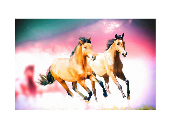 Running Horse Art Painting