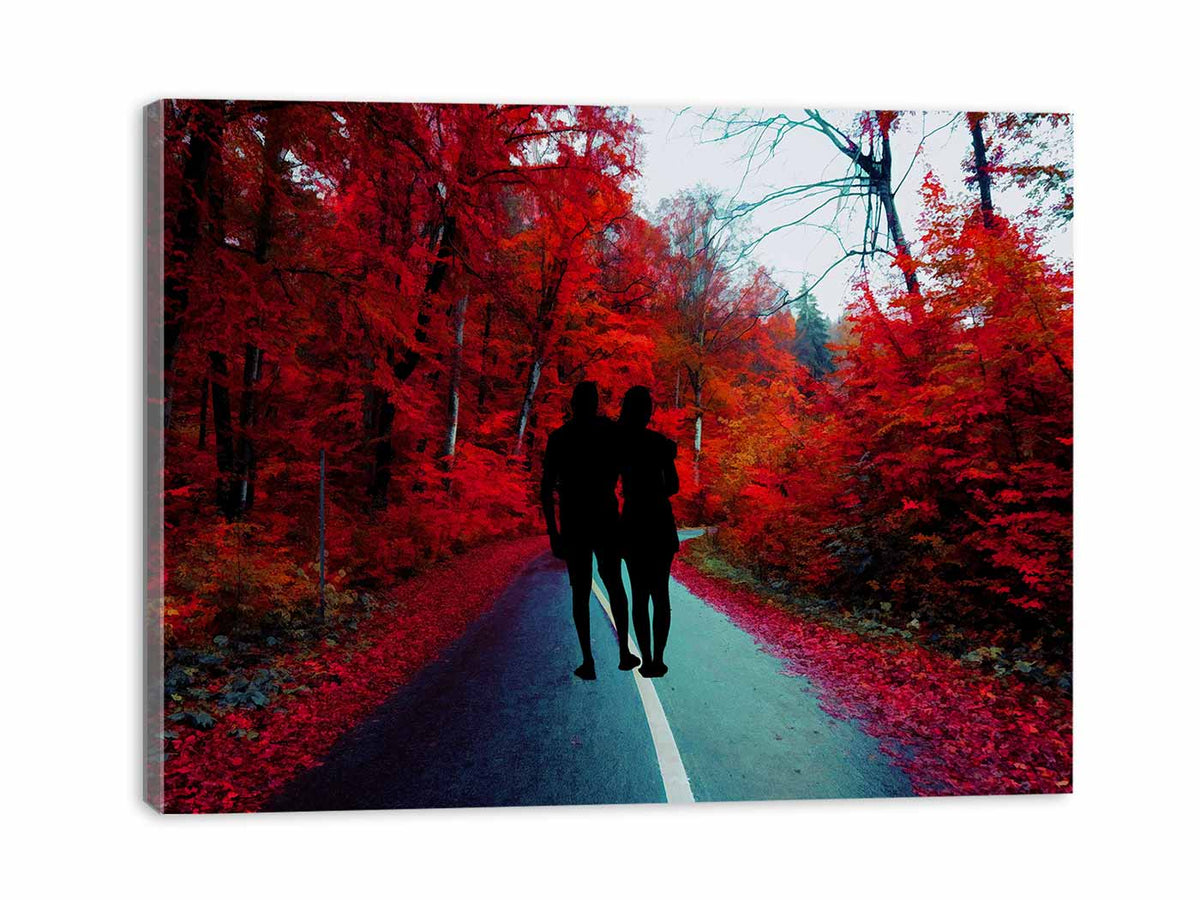 Couple Walk Painting