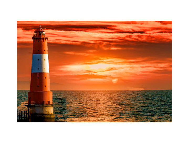 Sea Lighthouse Painting