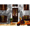 Vespa at Door Painting