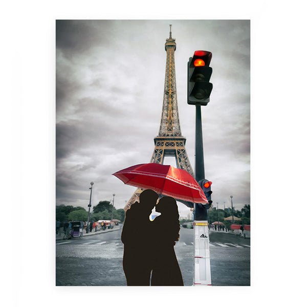Eiffel Tower Love Painting