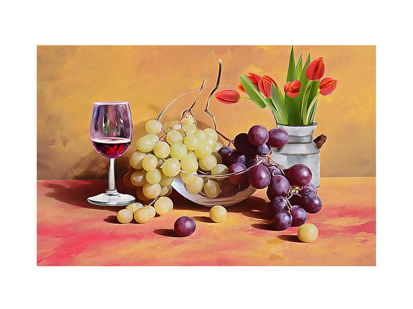 Wineglass Still Life Painting