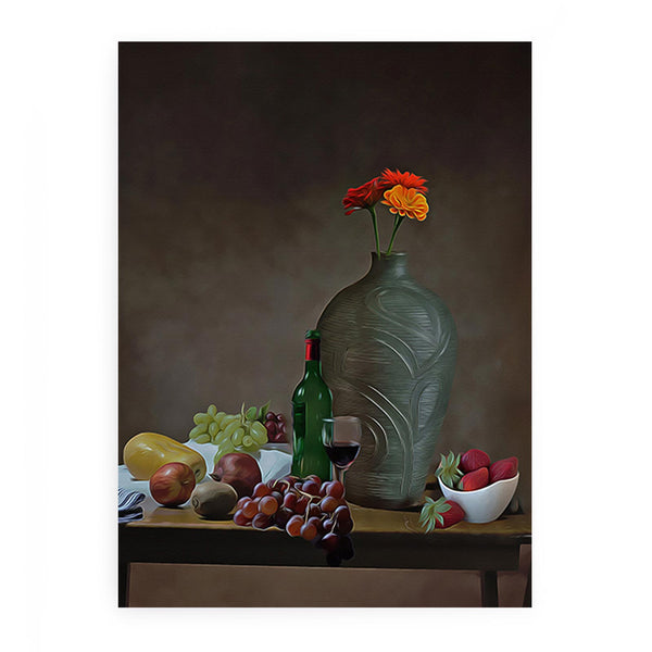 Wine Glass Still Life Painting 2